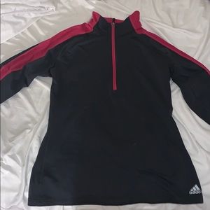 Grey and pink Adidas sweater